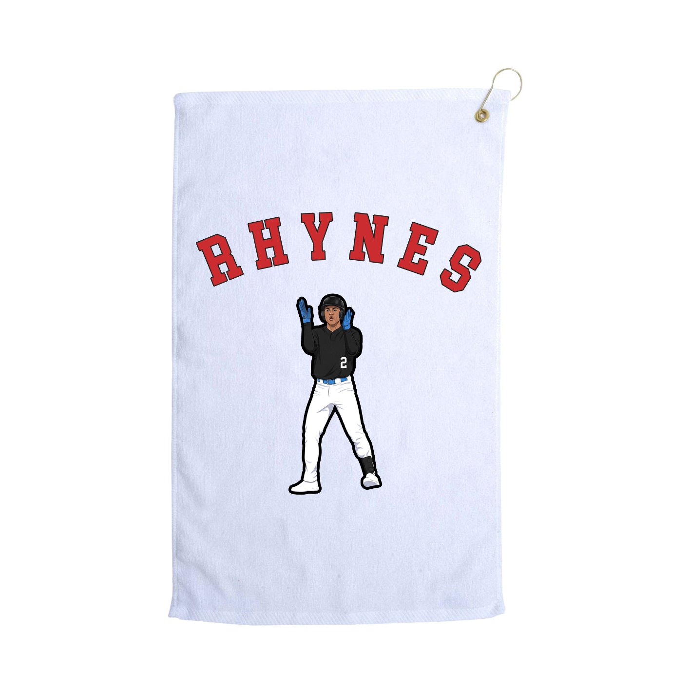 Golf Towel — Shirsey Arch in White