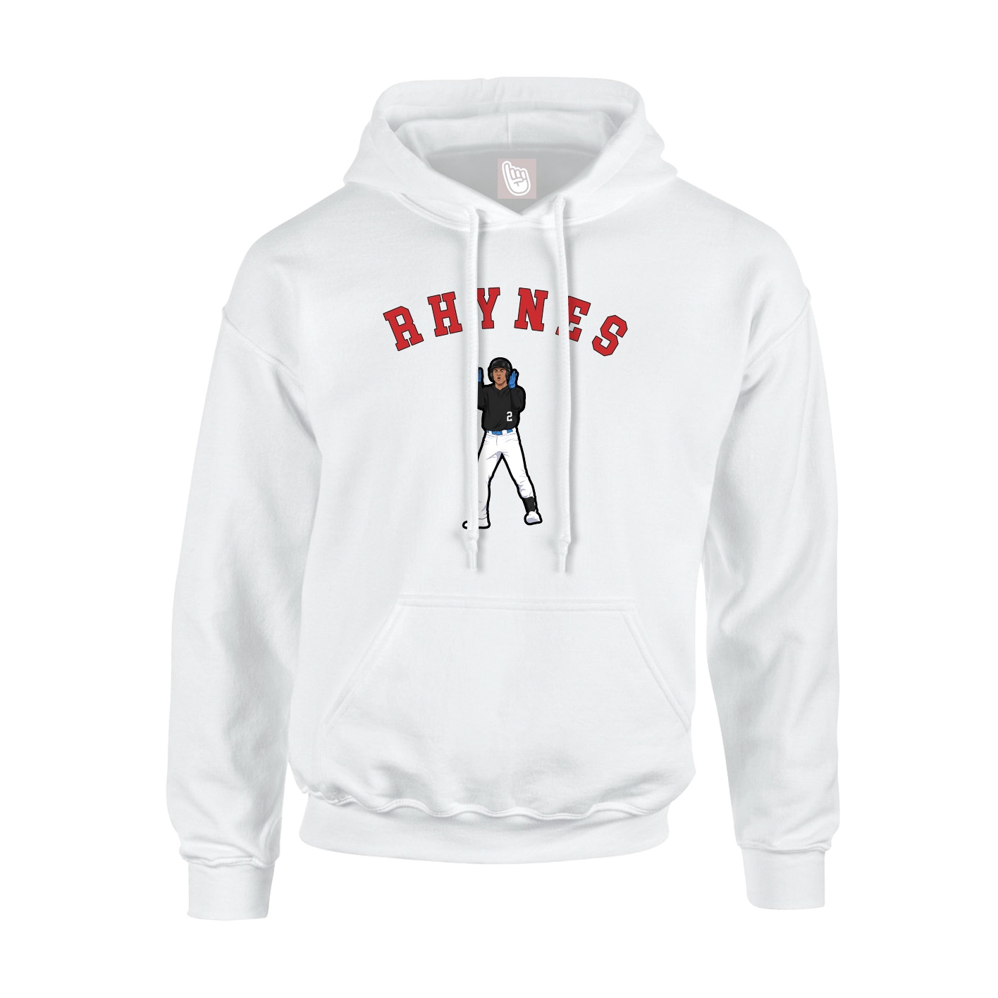Hoodie — Shirsey Arch in White