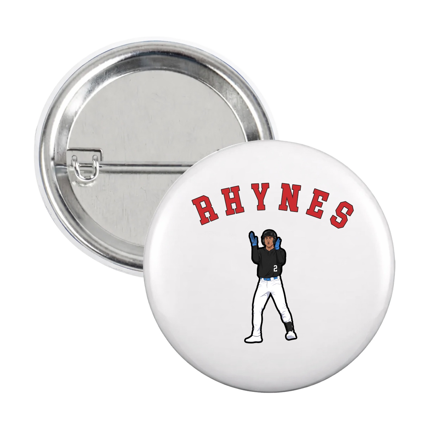 Game Day Button — Shirsey Arch in White