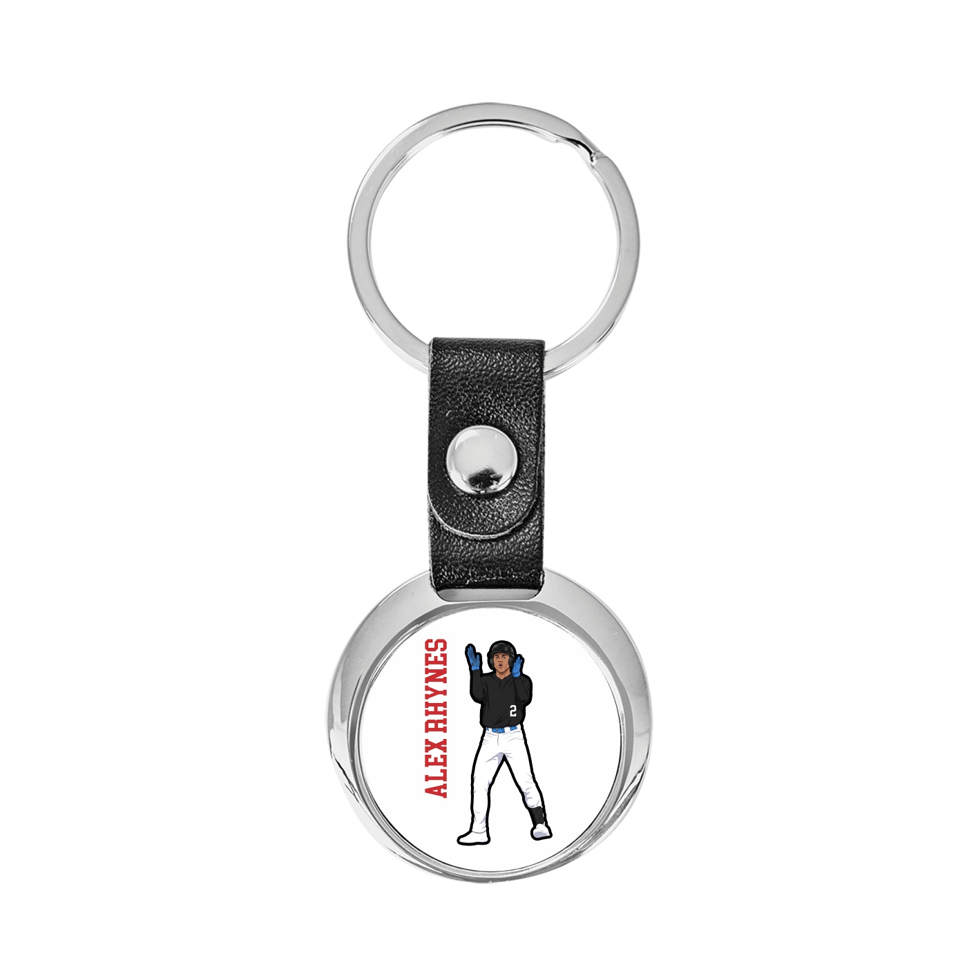 Key Chain — Name Vertical in Classic