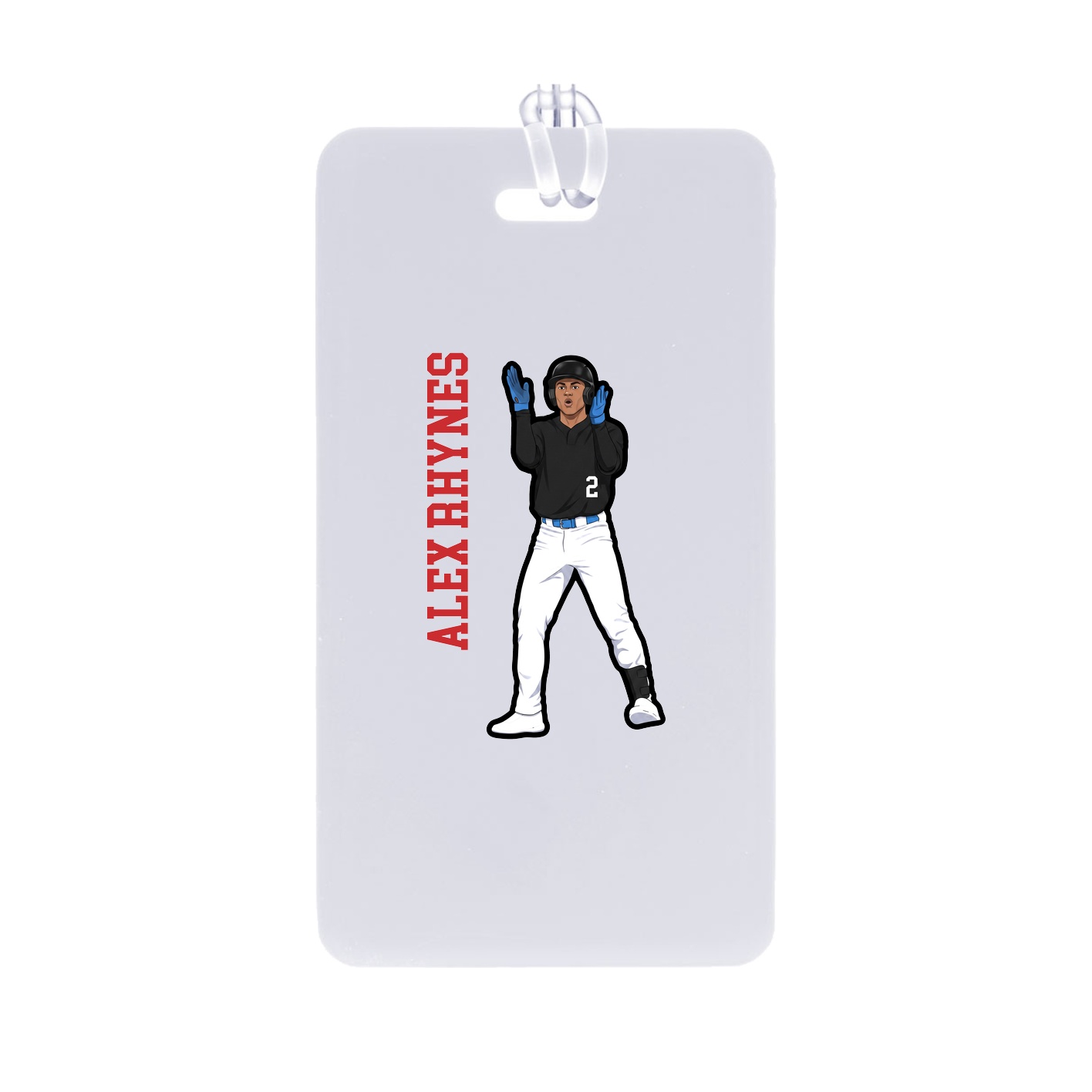 Bag Tag — Name Vertical in Classic