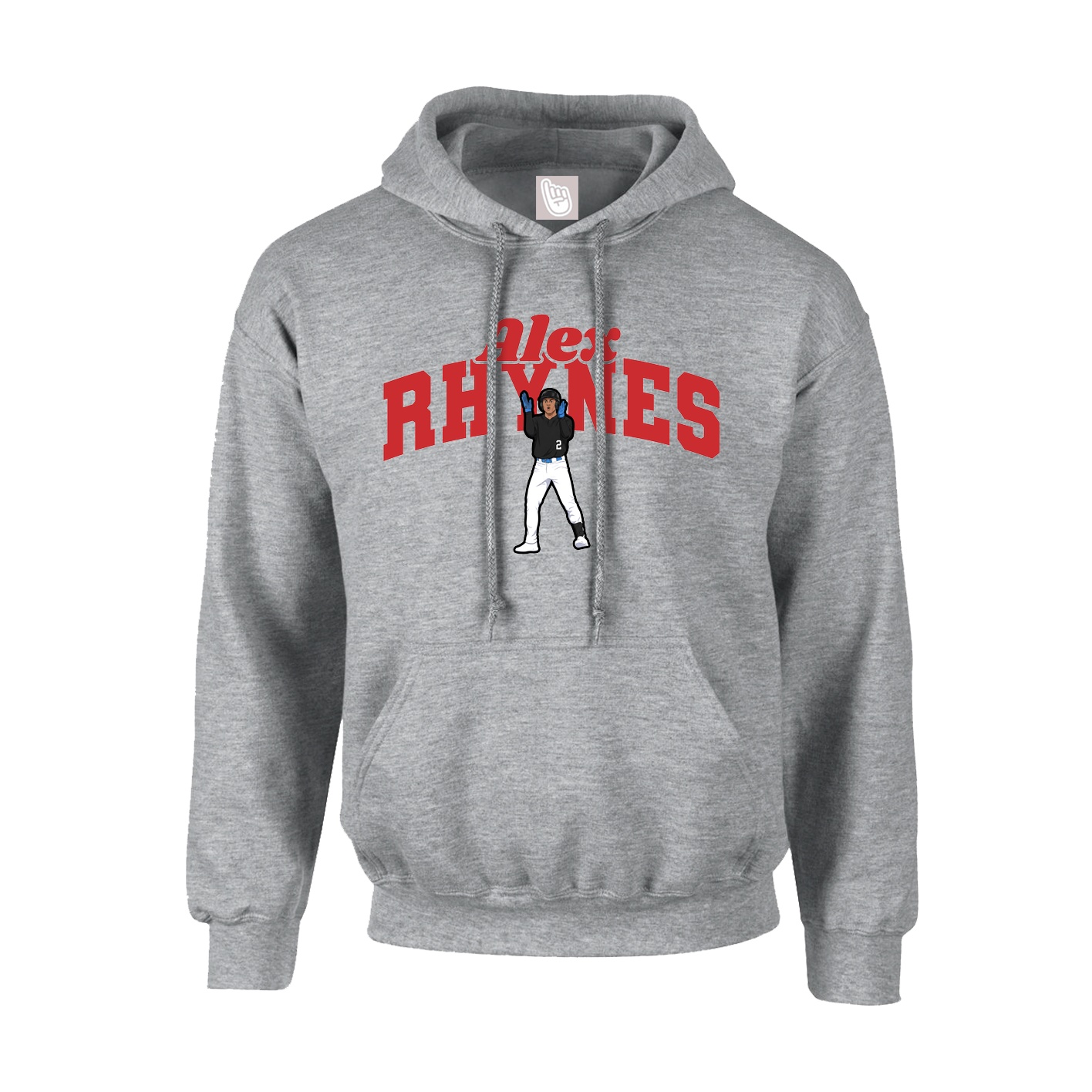 Hoodie — Signature Arch in Grey