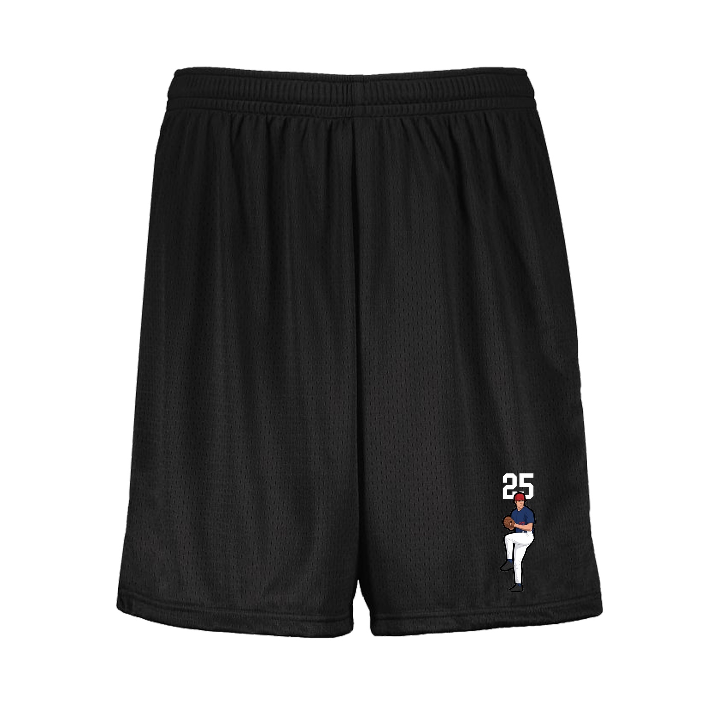 Shorts — Number Top in Black