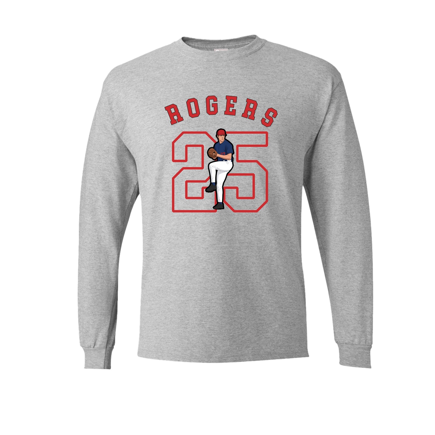Long Sleeve Tee — Shirsey Arch in Grey