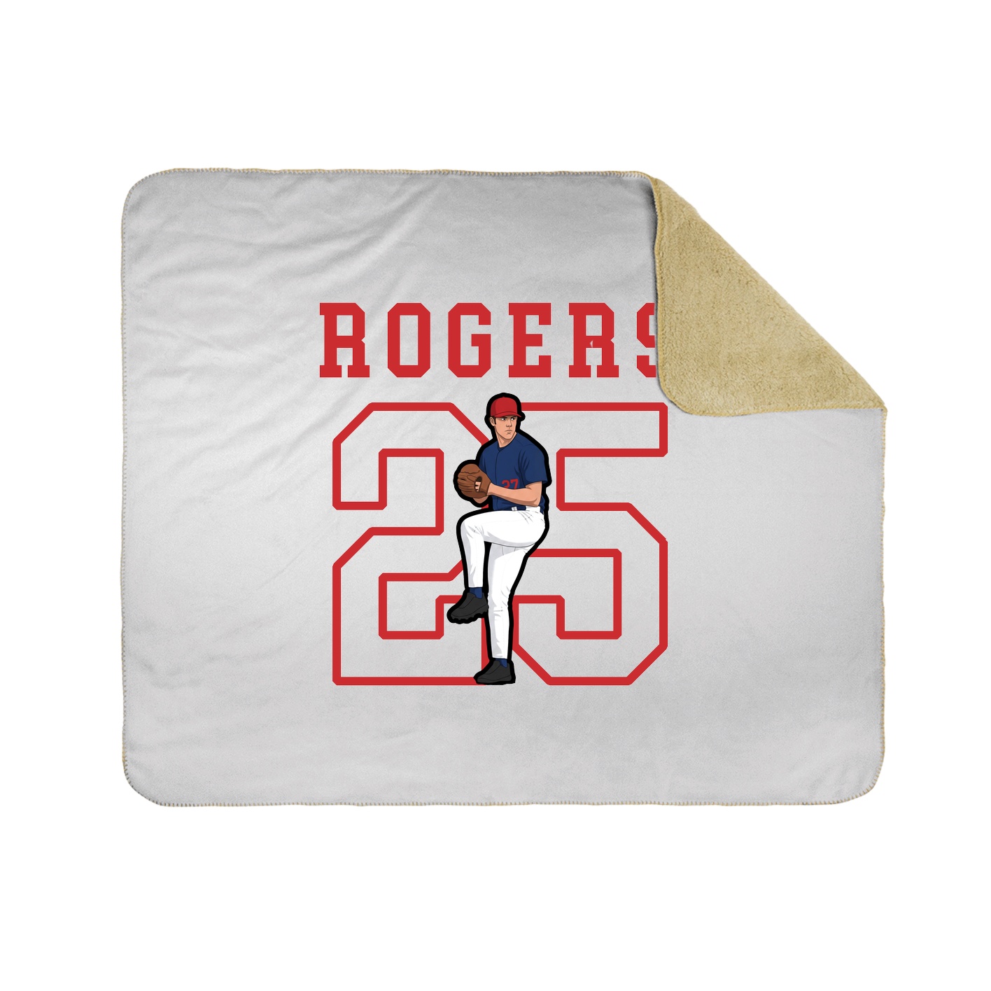 Throw Blanket — Shirsey in White