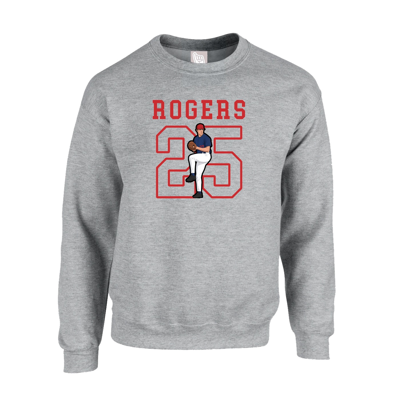 Fleece Crew — Shirsey in Grey