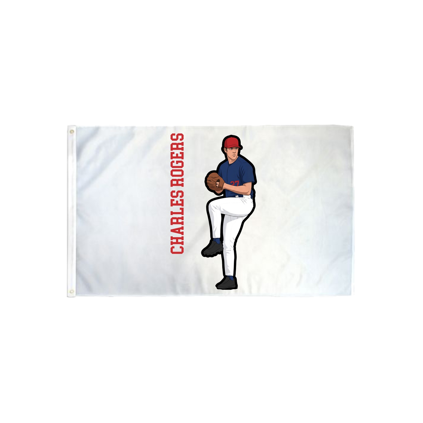 3x5 Flag — Name Vertical in Classic