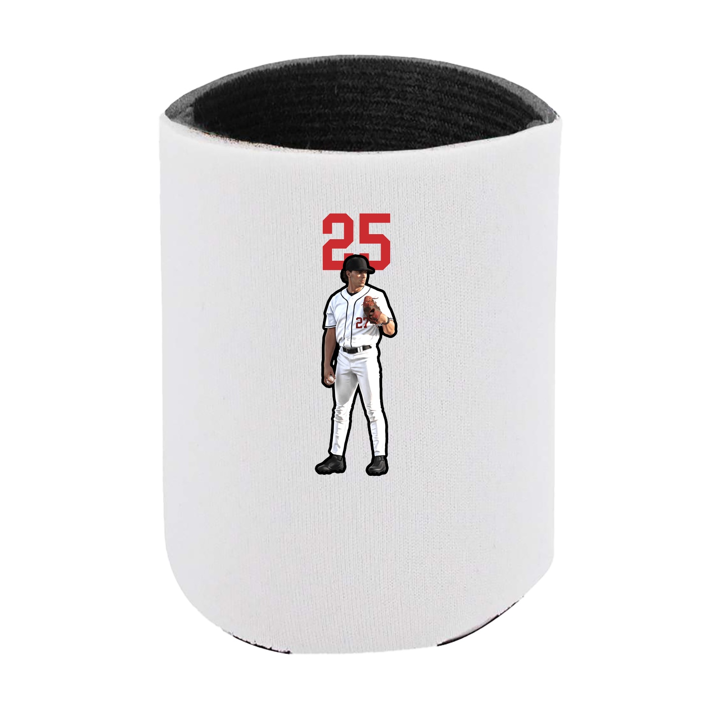 Can Holder — Number Top in White