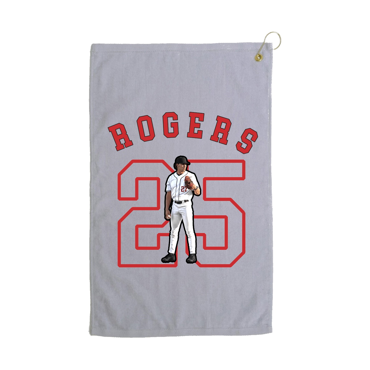 Golf Towel — Shirsey Arch in Grey