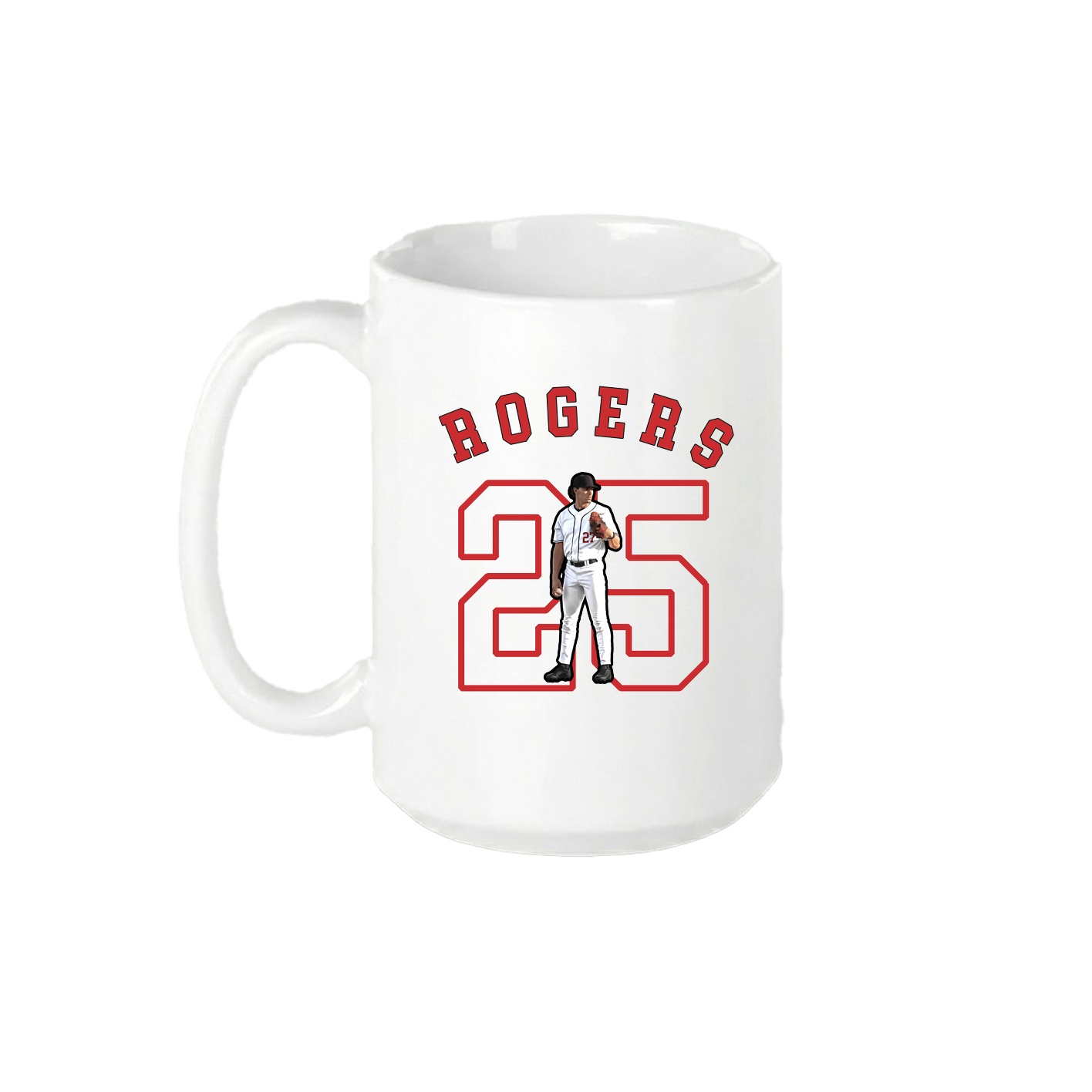 15oz Coffee Mug — Shirsey Arch in White