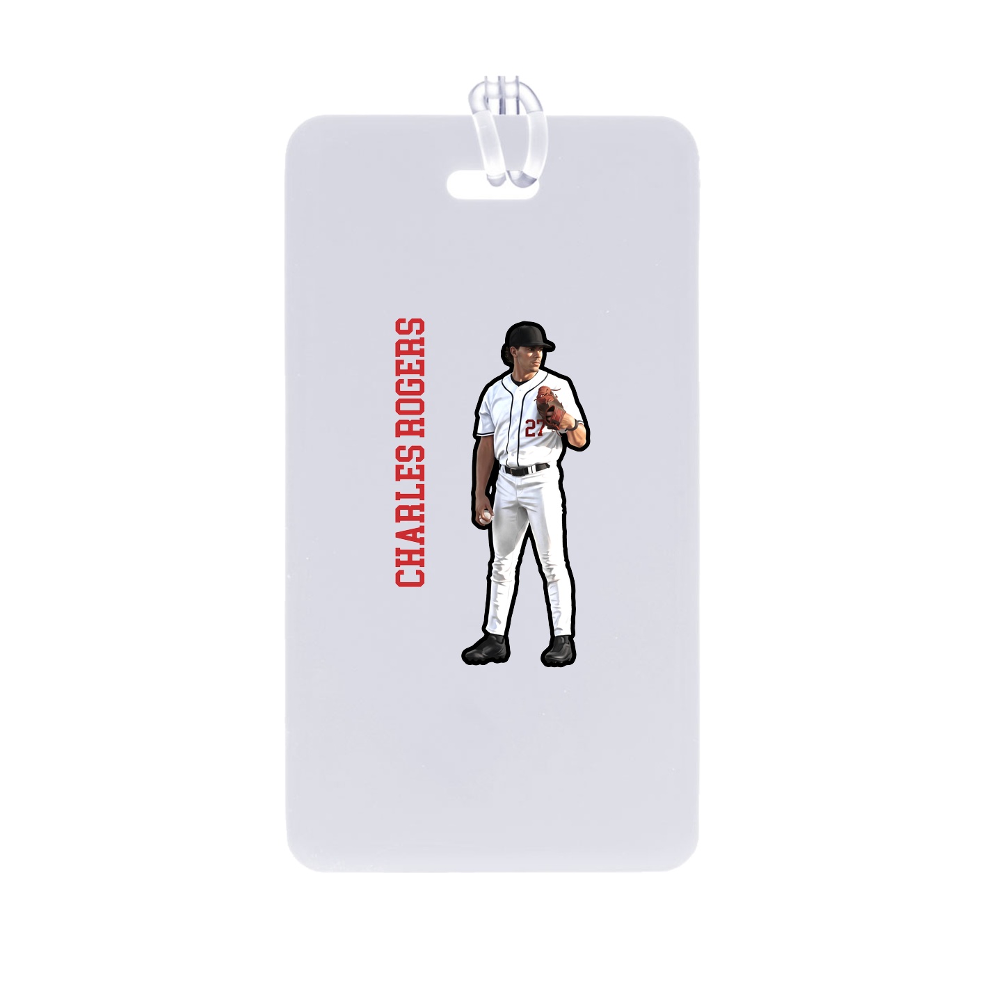Bag Tag — Name Vertical in Classic