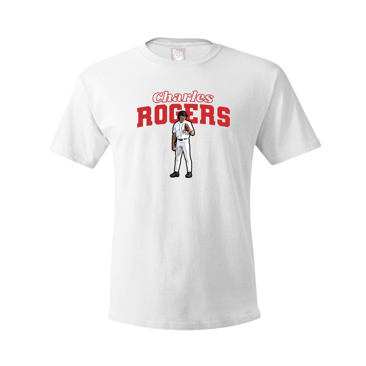Tee — Name Arch in White