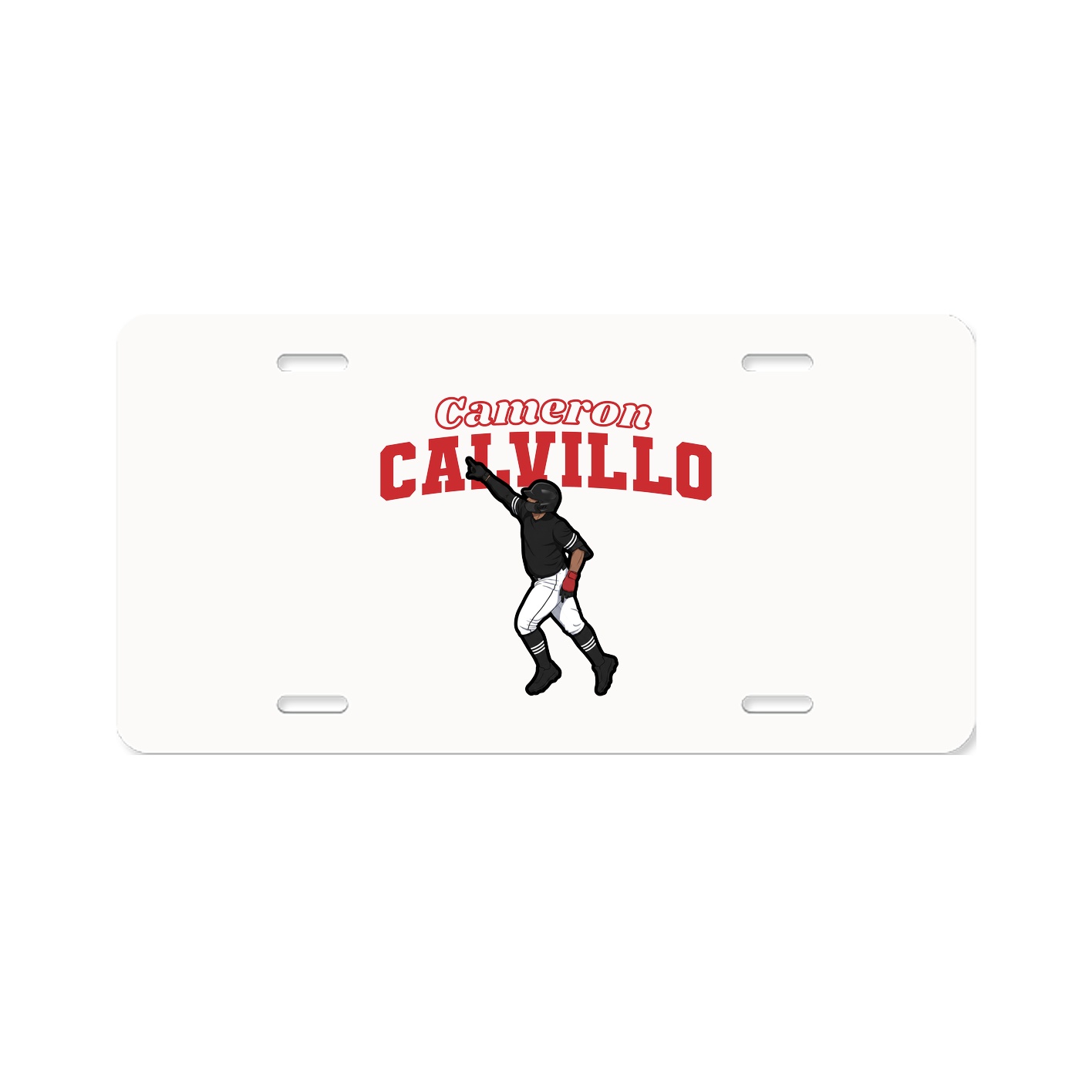 License Plate — Name Arch in Classic