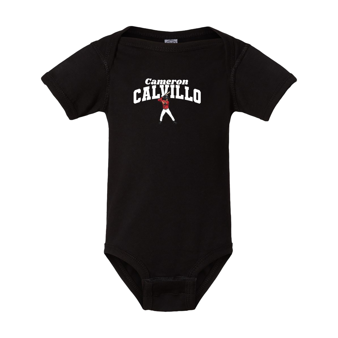 Baby Onesie — Signature Arch in Black