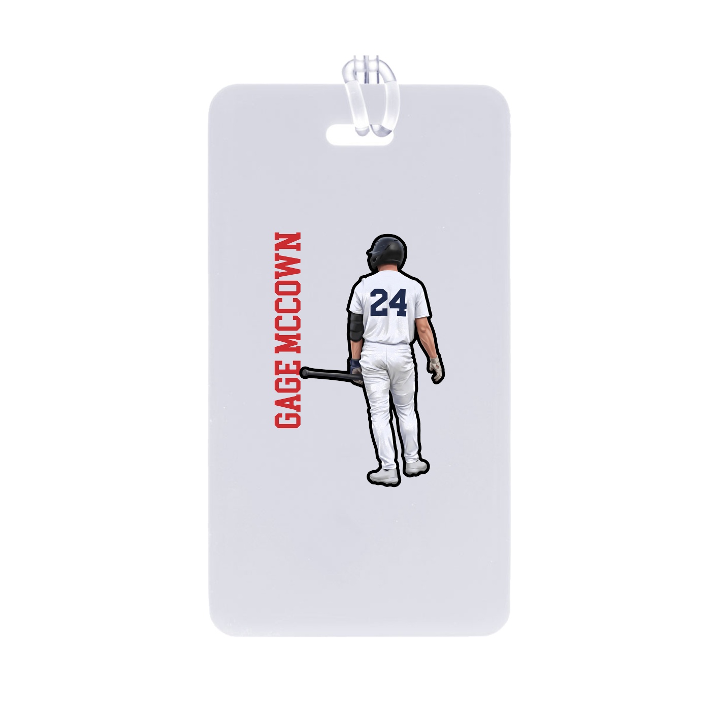 Bag Tag — Name Vertical in Classic