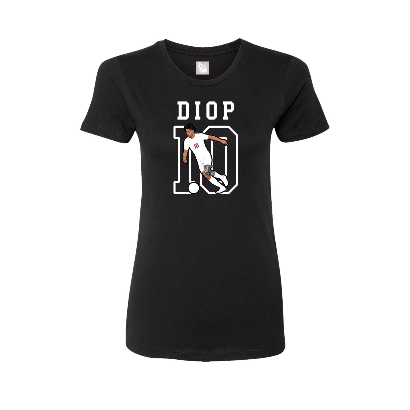 Fitted Women's Tee — Shirsey in Black