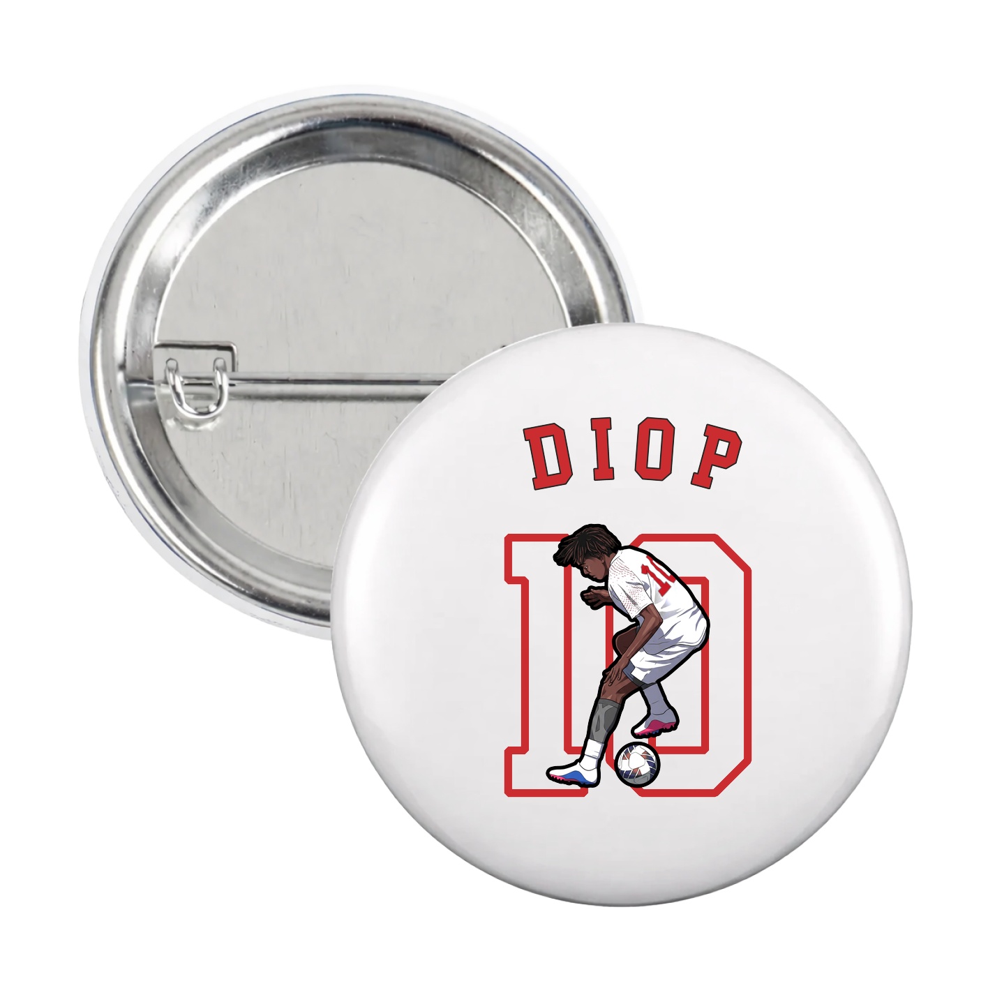 Game Day Button — Shirsey Arch in White