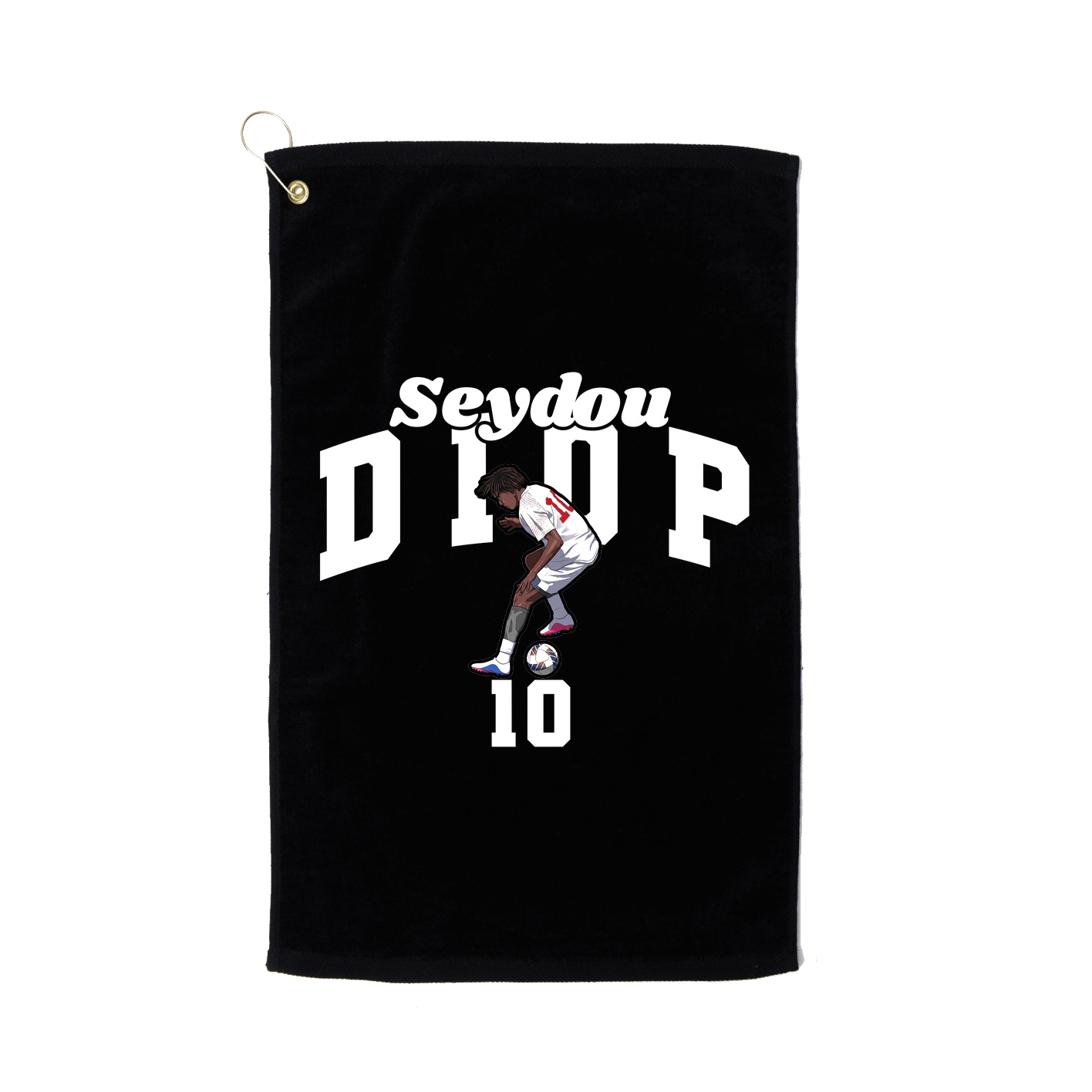 Golf Towel — Signature Arch in Black