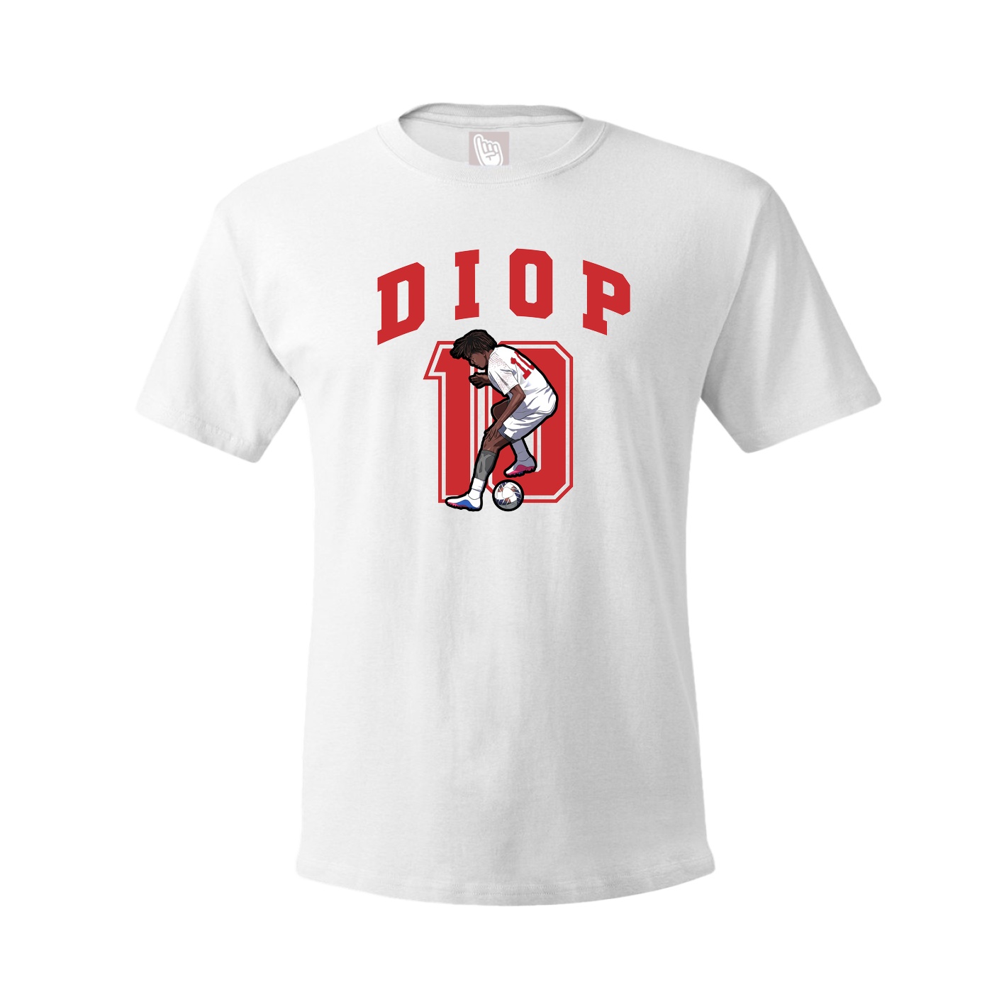 Tee — Number in White