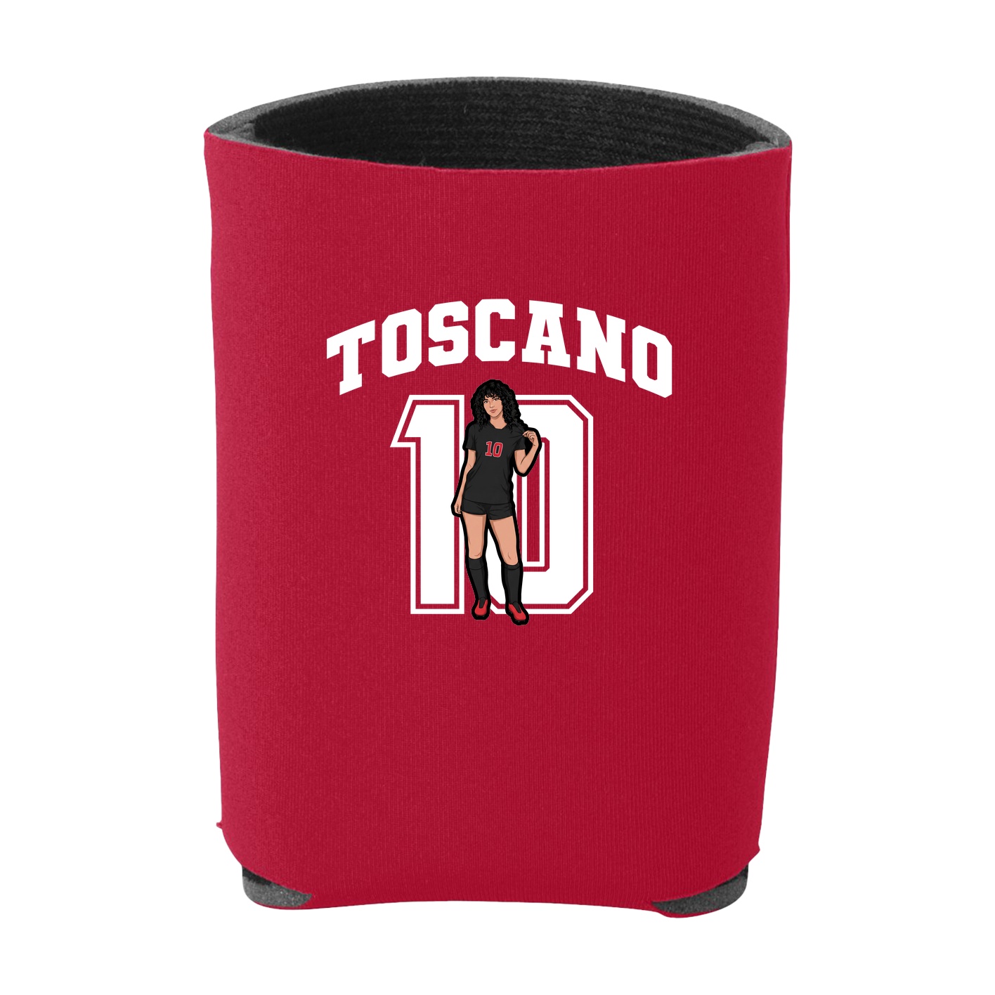 Can Holder — Number in Red