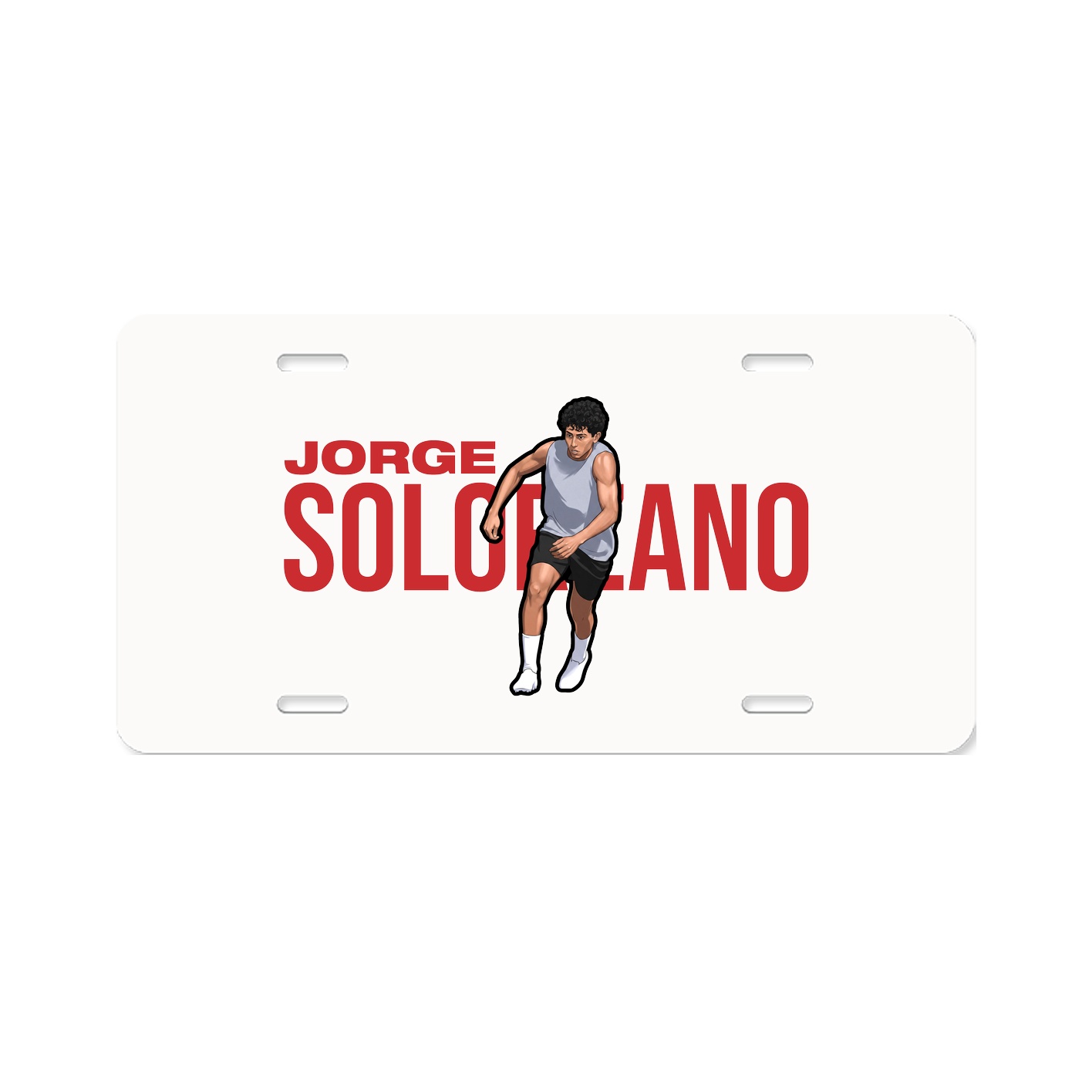 License Plate — Player Name in Classic