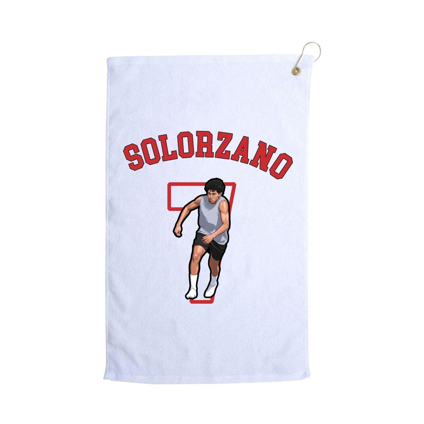Golf Towel — Shirsey Arch in White