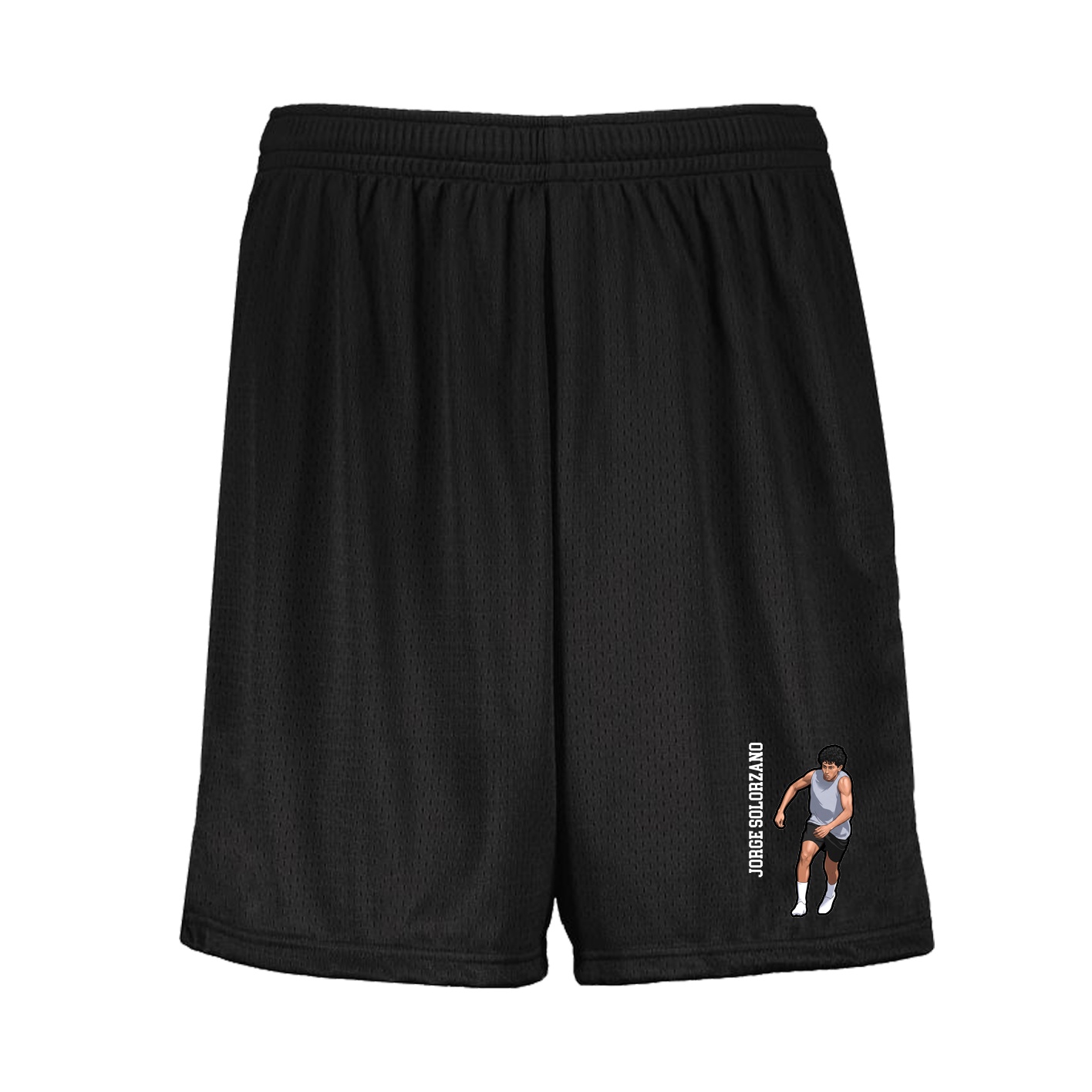 Shorts — Name Vertical in Black