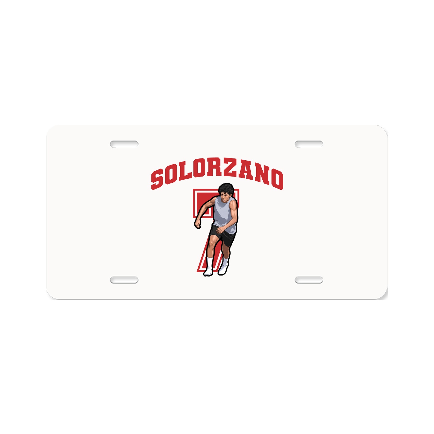 License Plate — Number in Classic