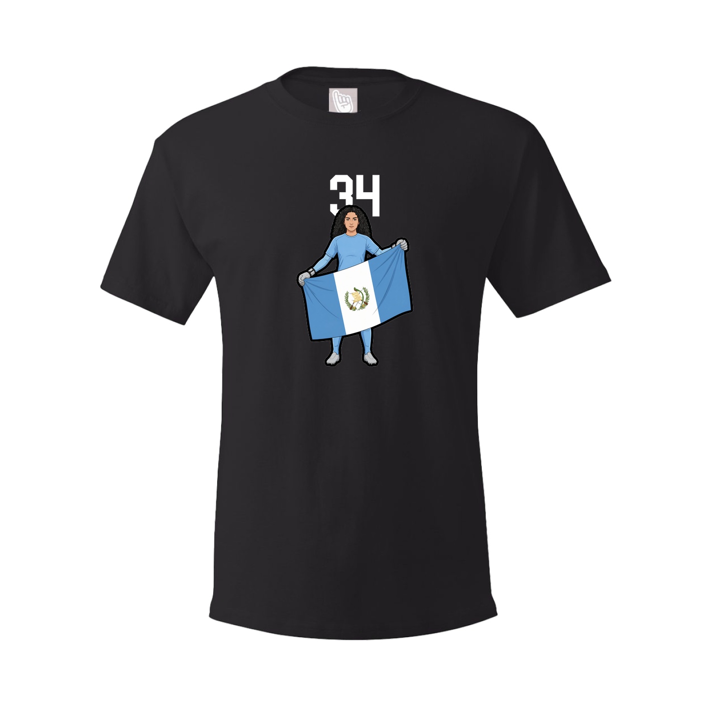 Tee — Number Top in Black