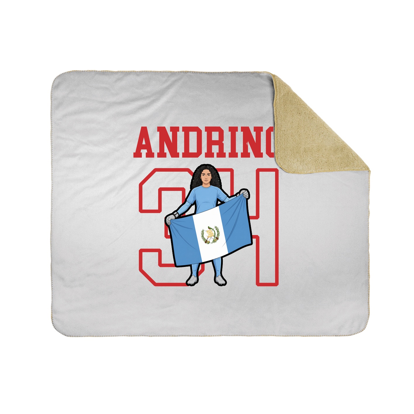 Throw Blanket — Shirsey in White