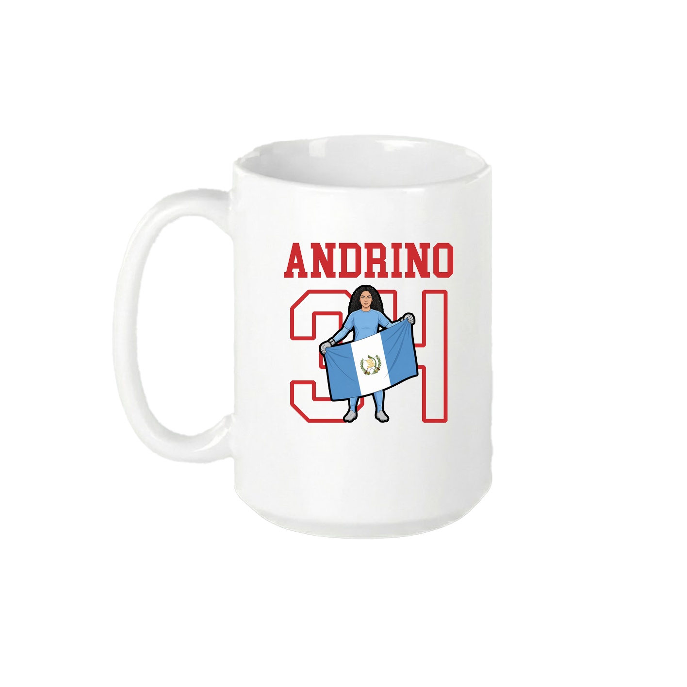 15oz Coffee Mug — Shirsey in White