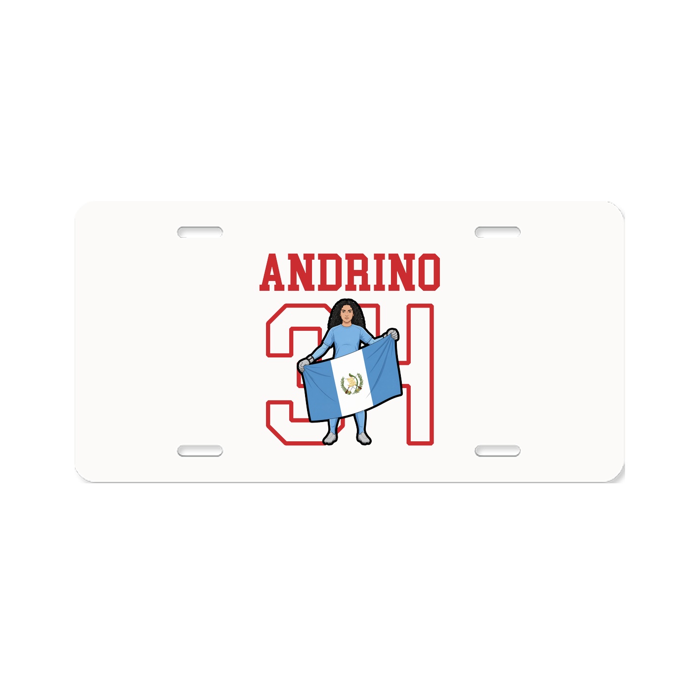 License Plate — Shirsey in Classic