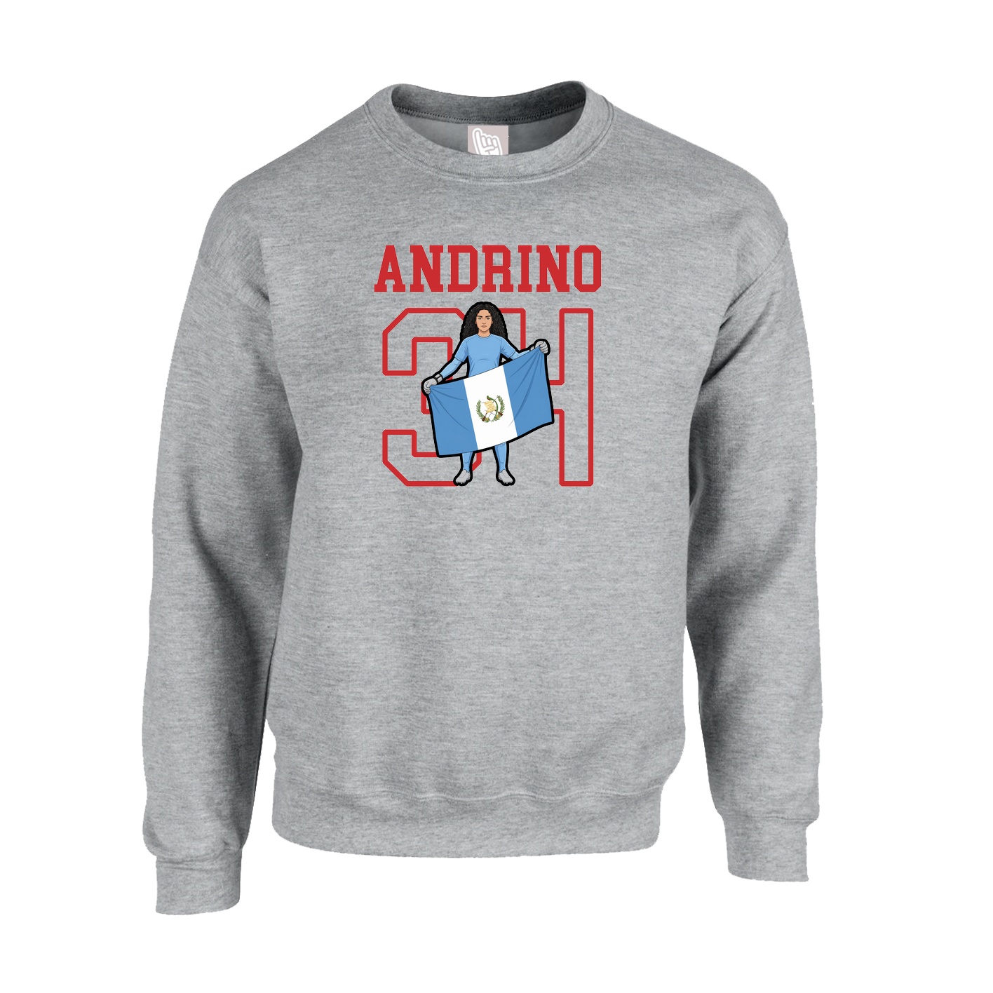Fleece Crew — Shirsey in Grey
