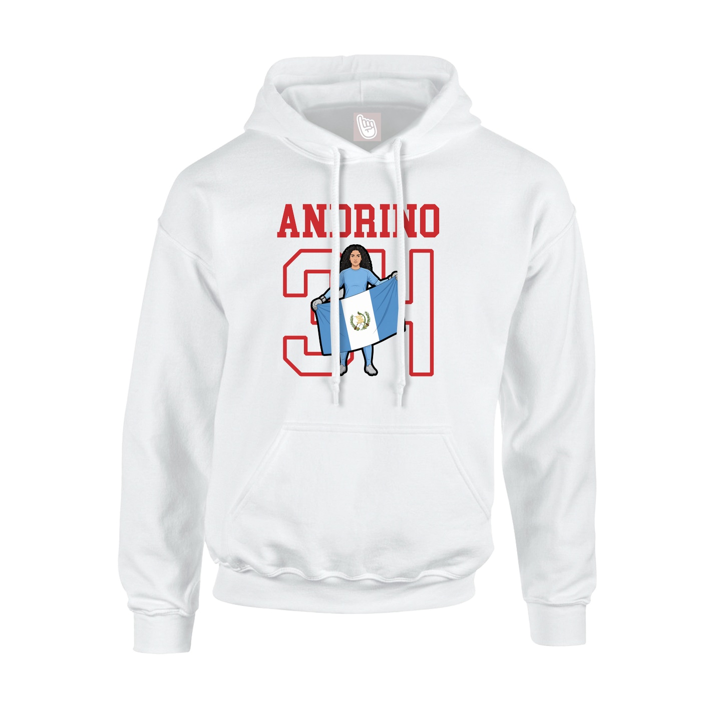 Youth Hoodie — Shirsey in White