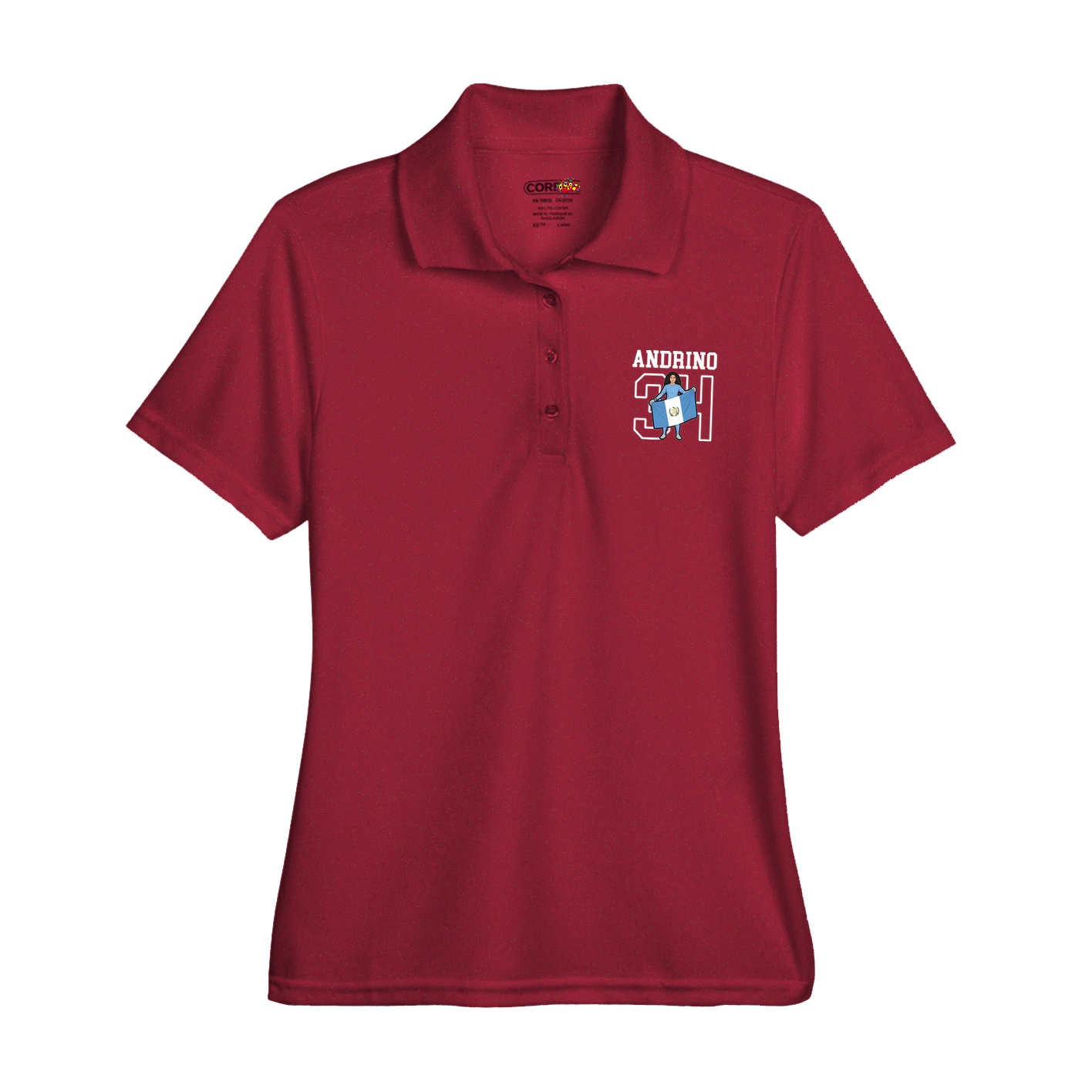Womens Performance Polo — Shirsey in Red
