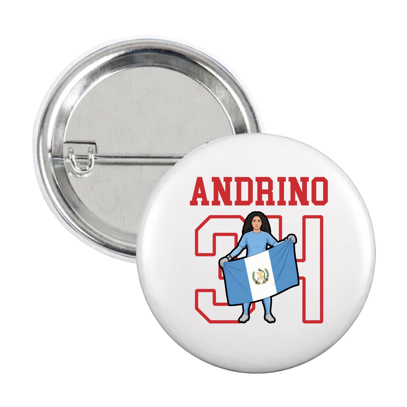Game Day Button — Shirsey in White