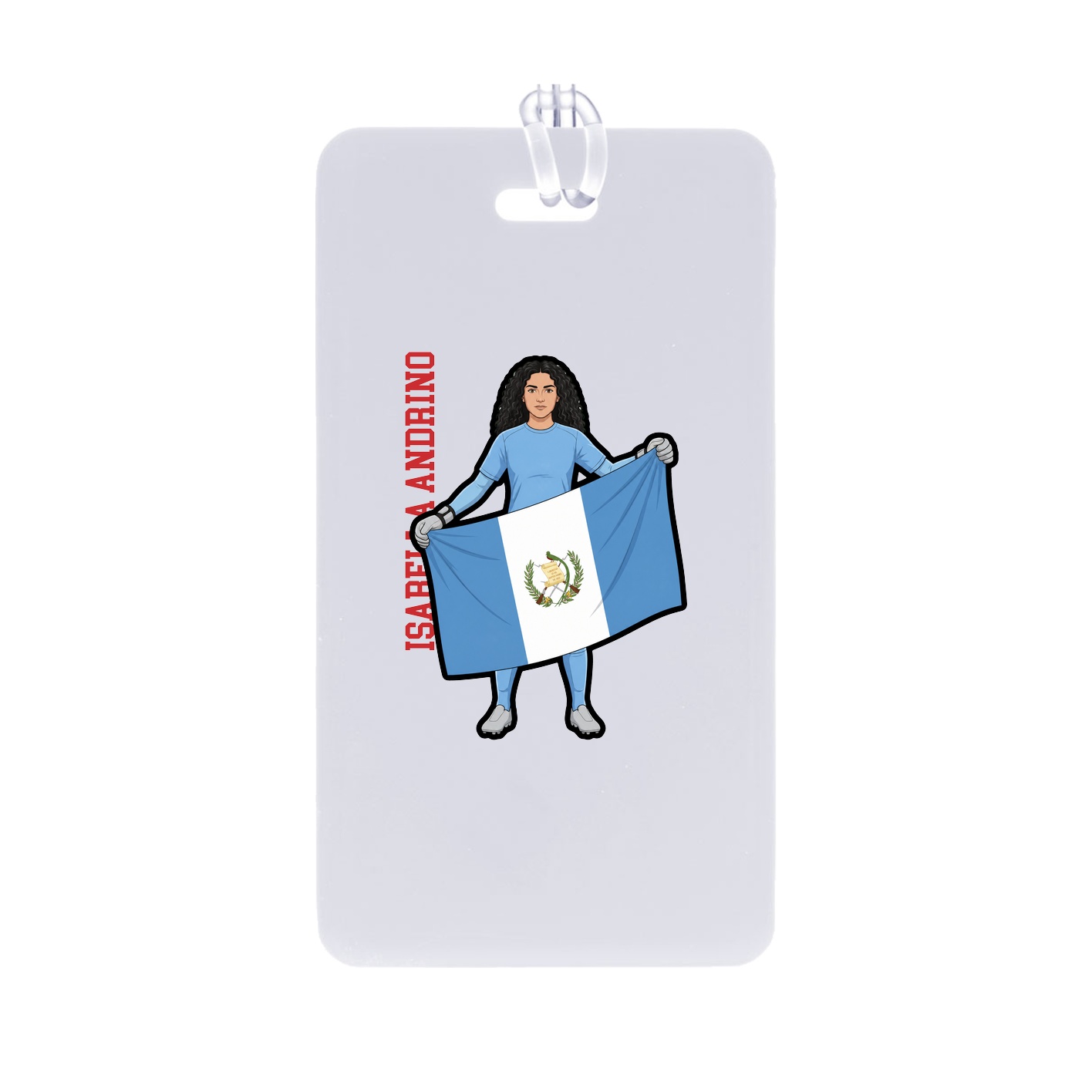 Bag Tag — Name Vertical in Classic