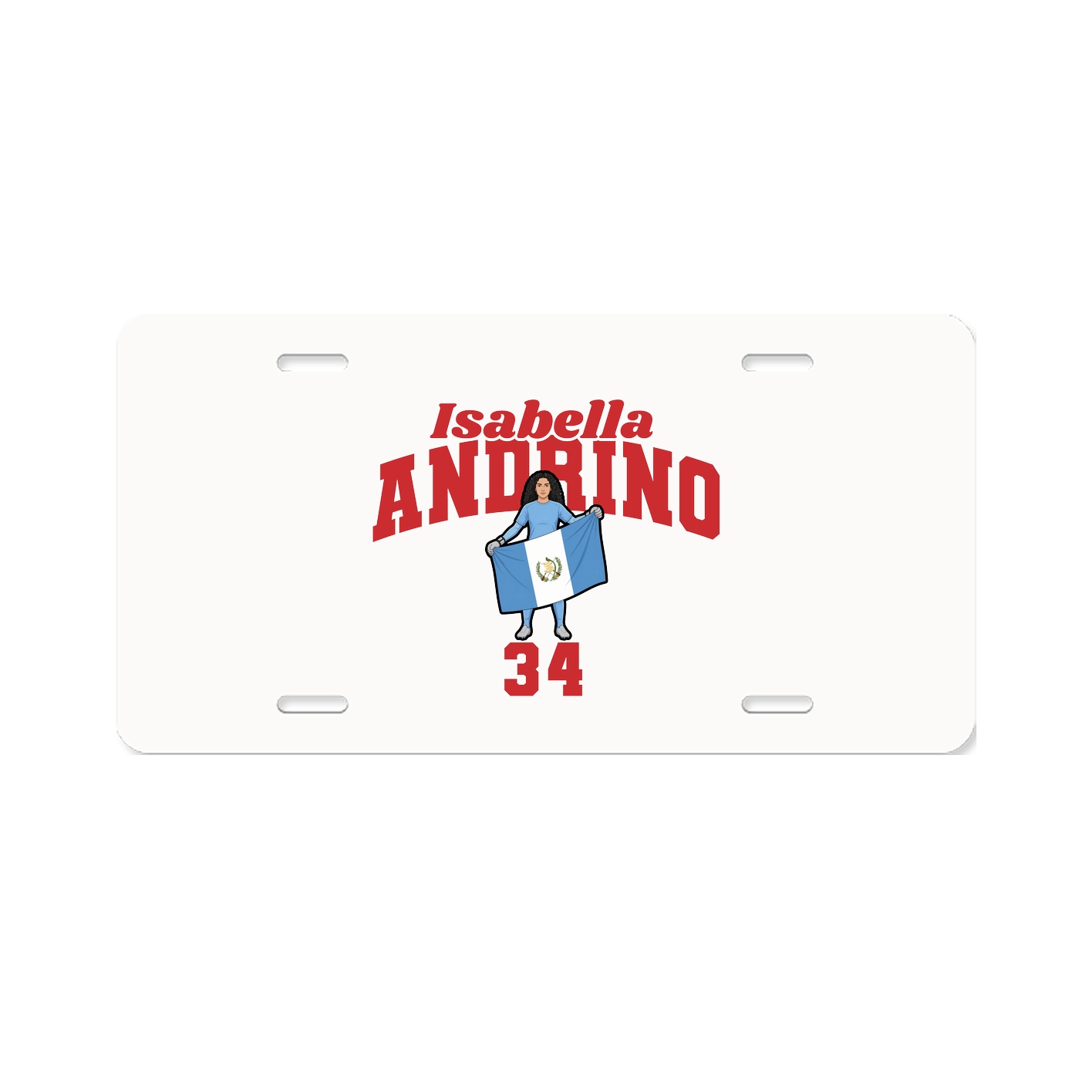License Plate — Signature Arch in Classic