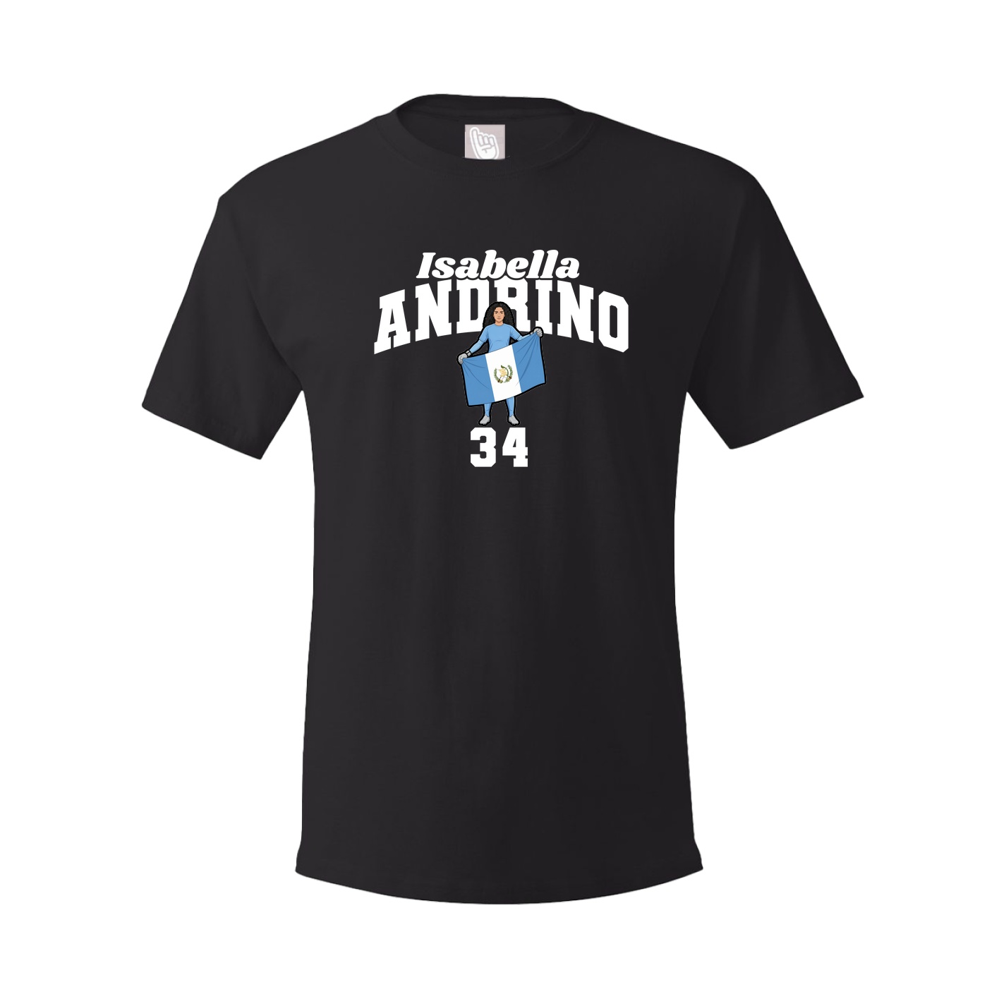 Youth Tee — Signature Arch in Black