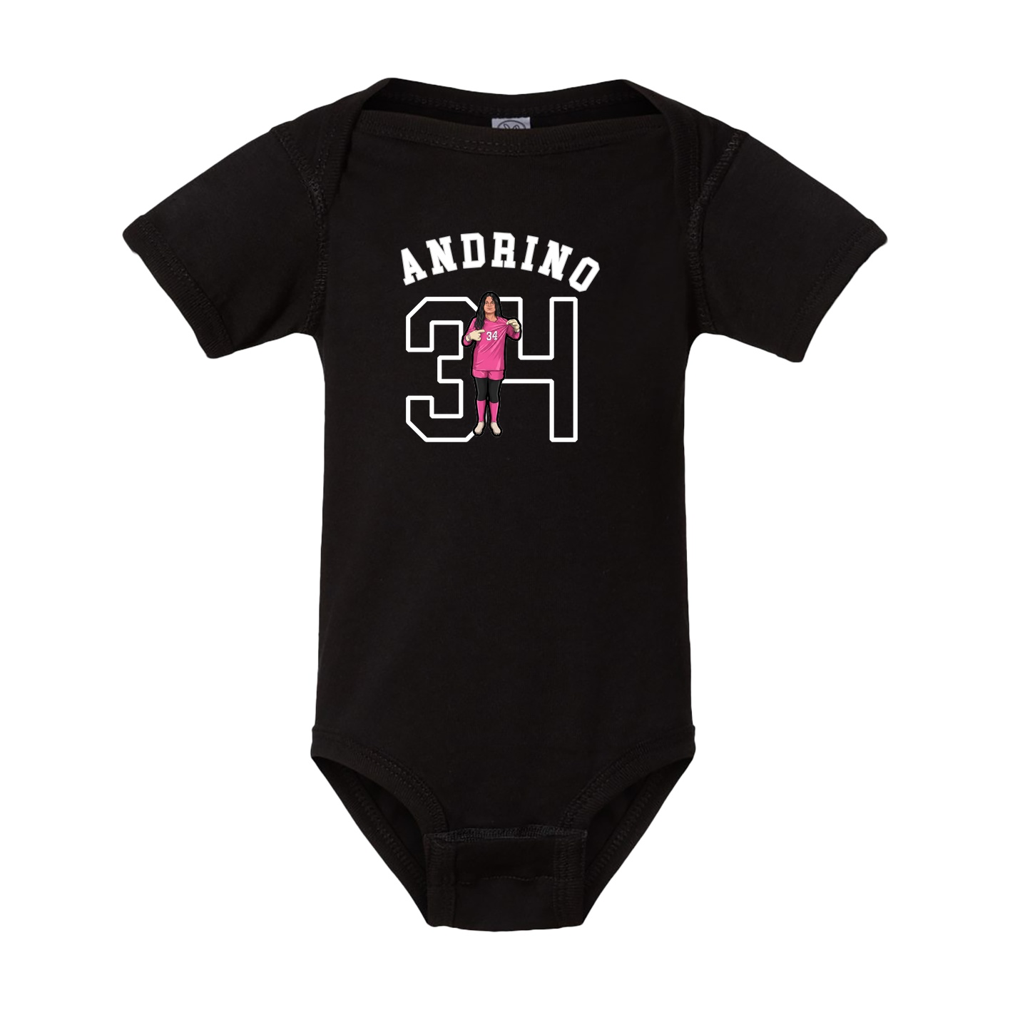 Baby Onesie — Shirsey Arch in Black