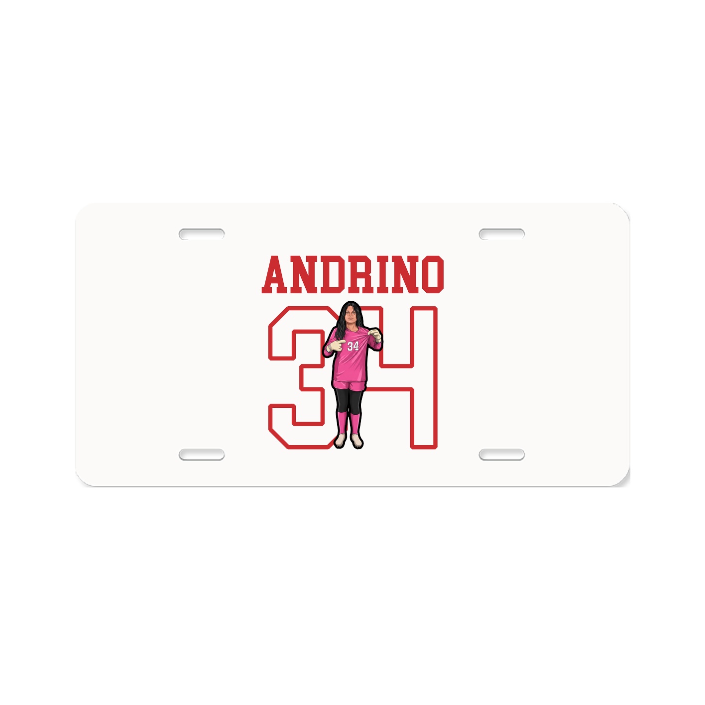 License Plate — Shirsey in Classic