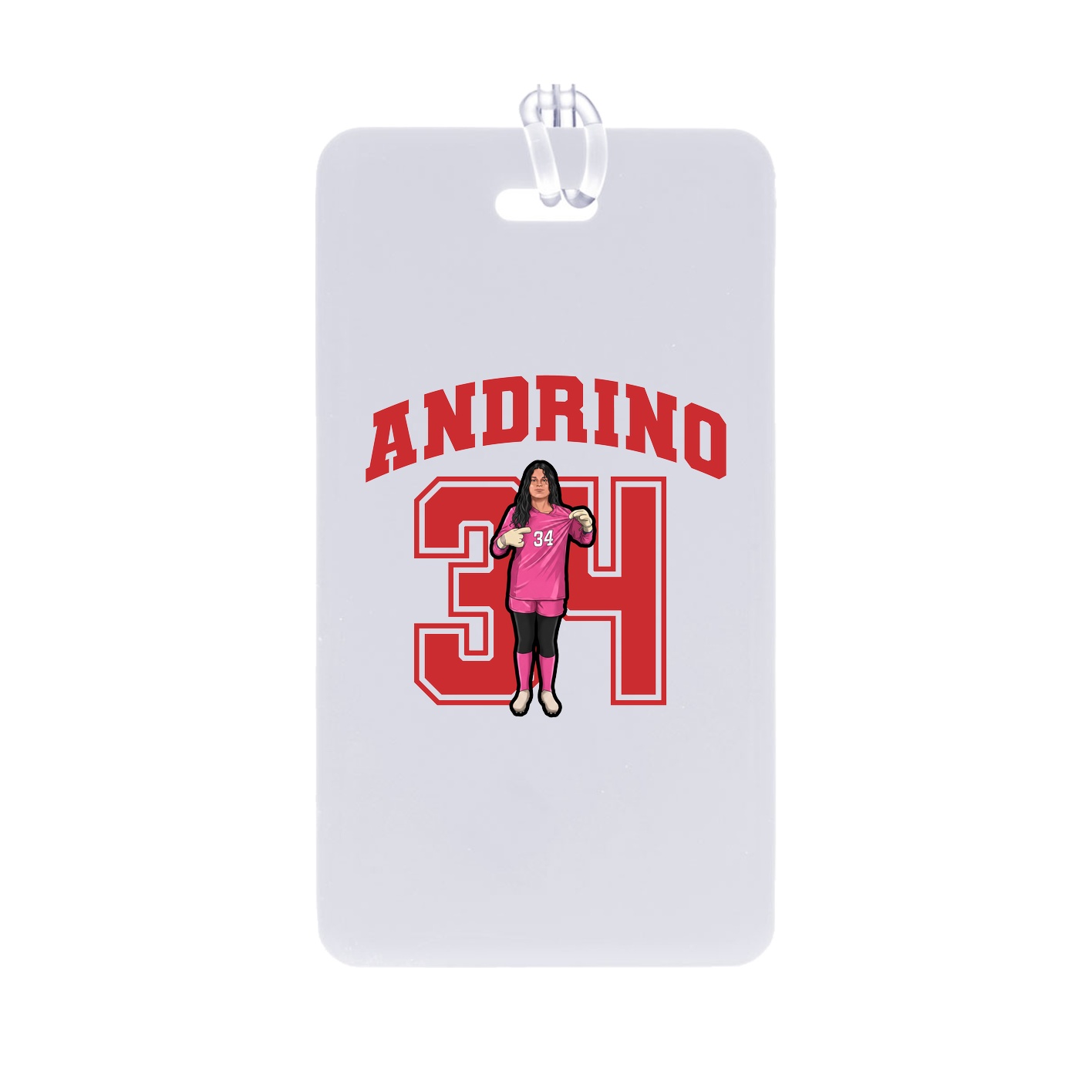 Bag Tag — Number in Classic