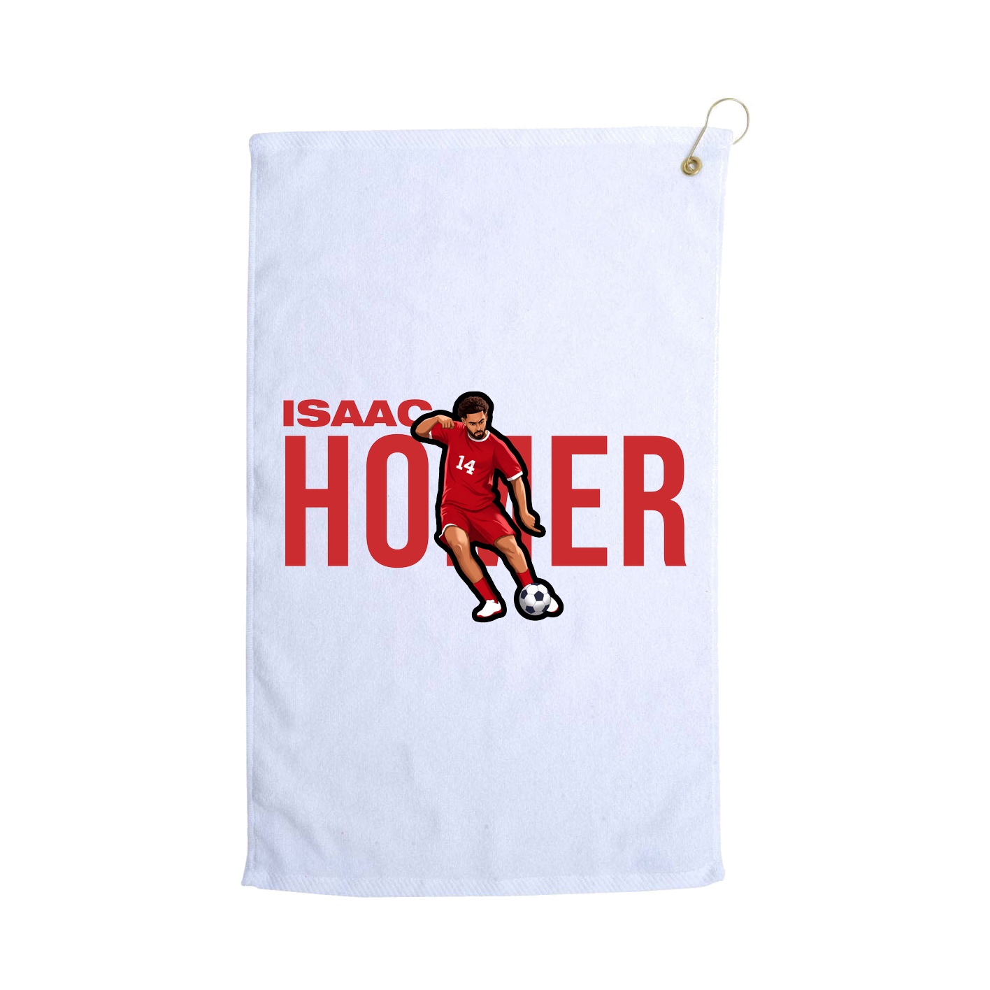Golf Towel — Player Name in White