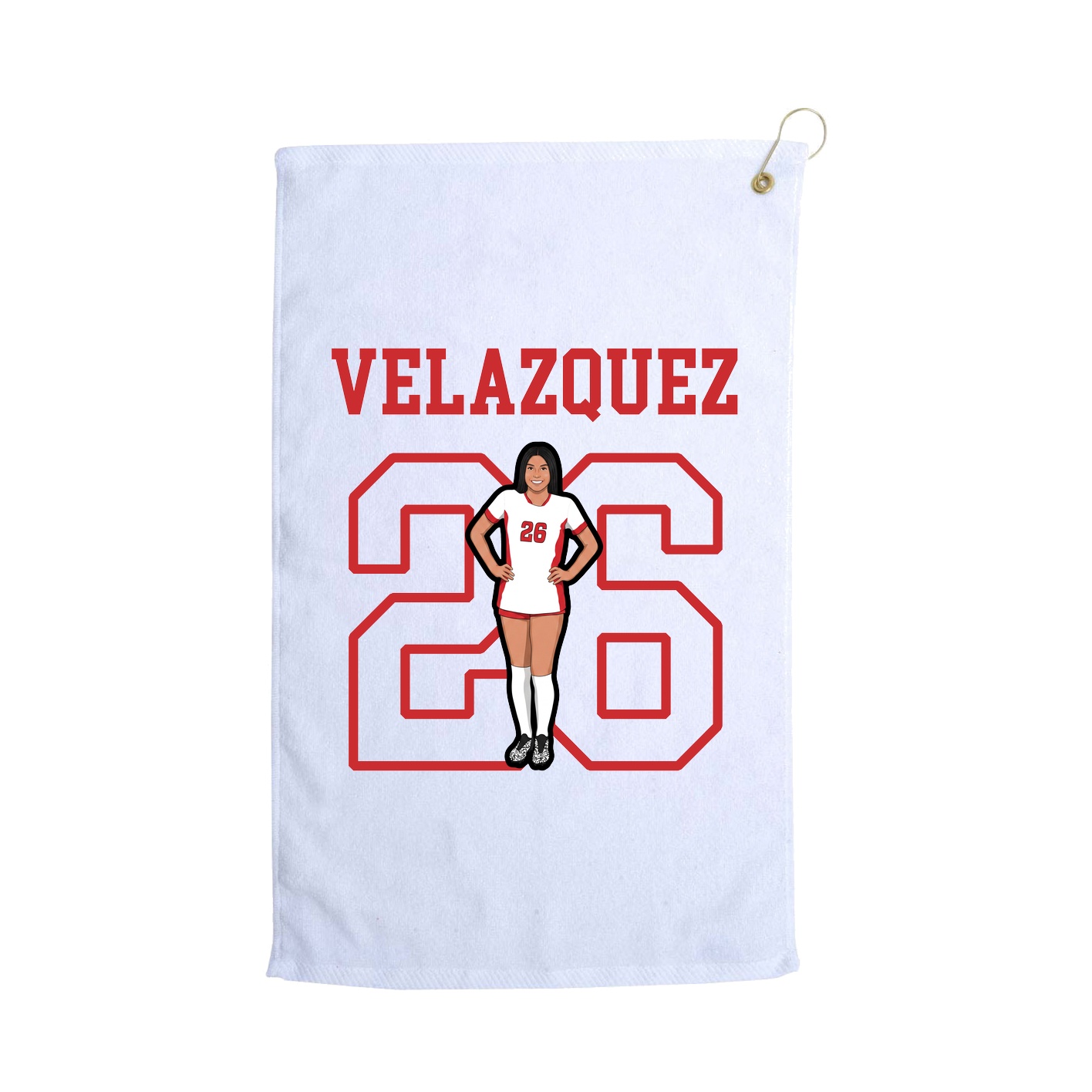 Golf Towel — Shirsey in White