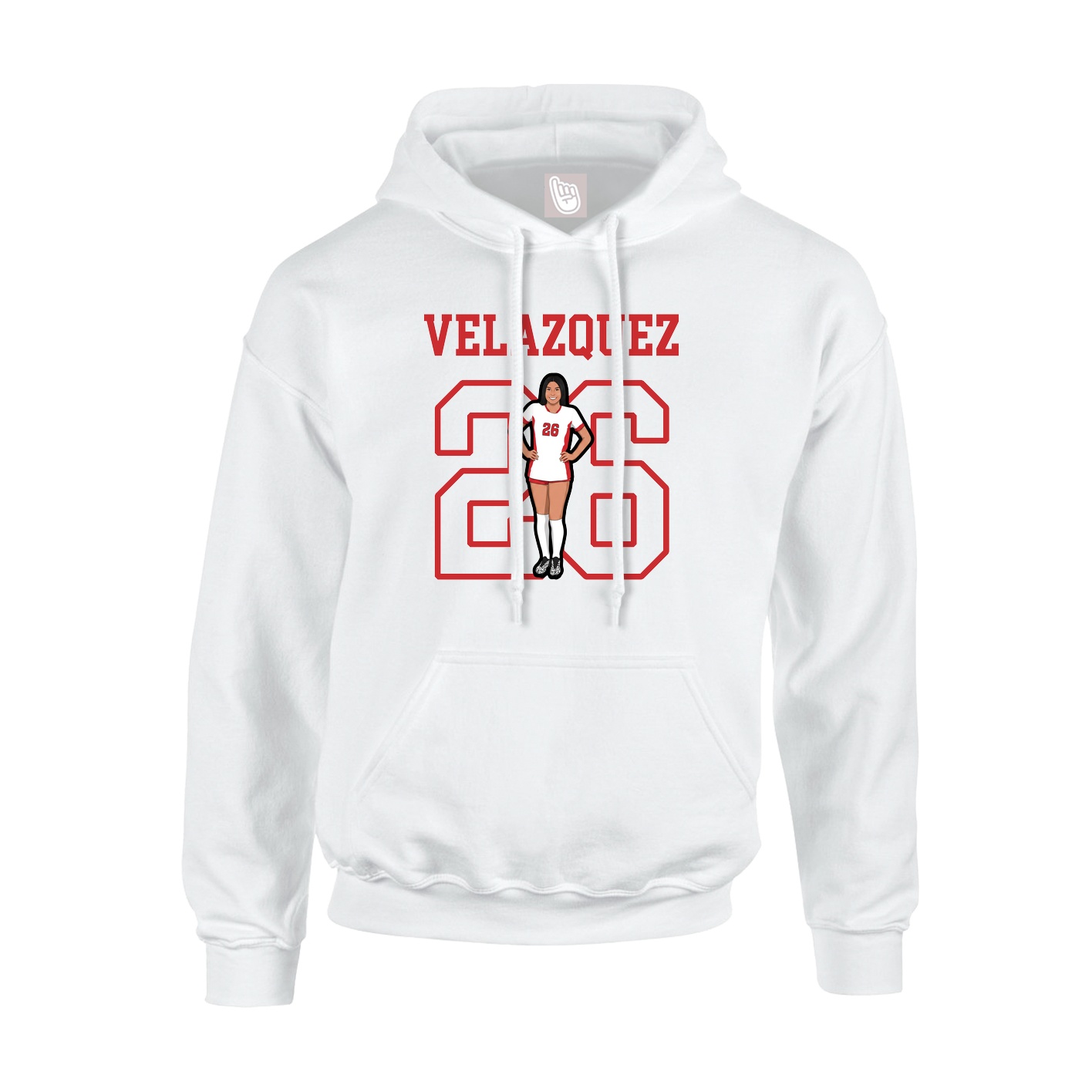 Hoodie — Shirsey in White