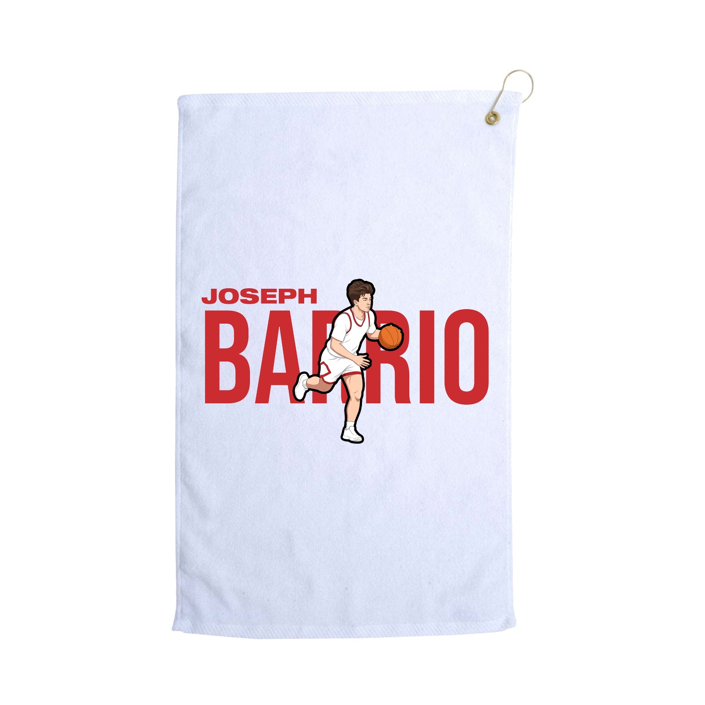 Golf Towel — Player Name in White