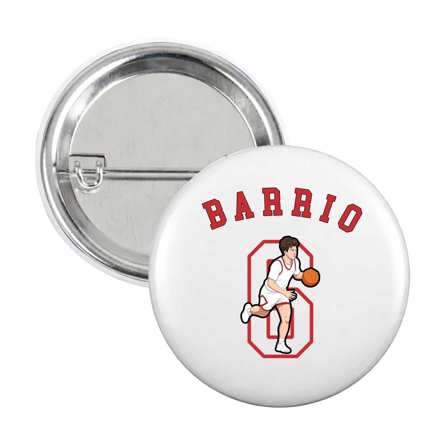 Game Day Button — Shirsey Arch in White