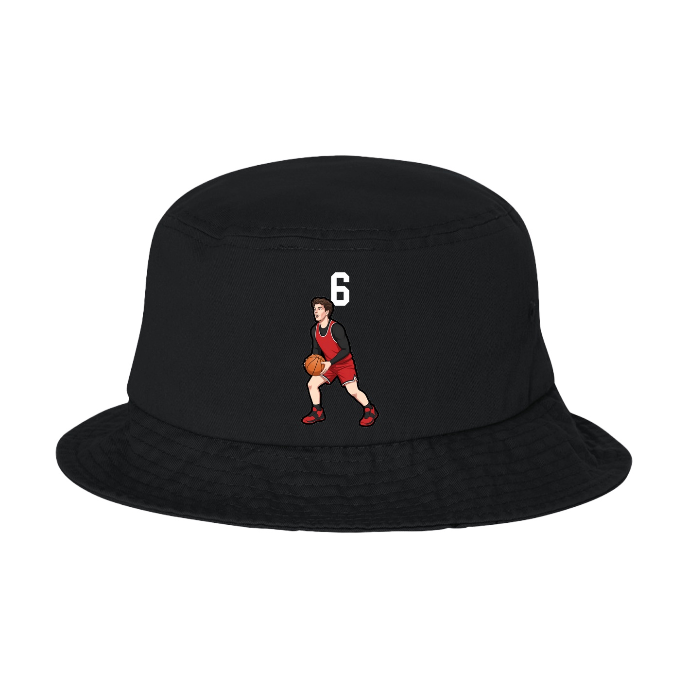 Bucket Cap — Number Top in Black
