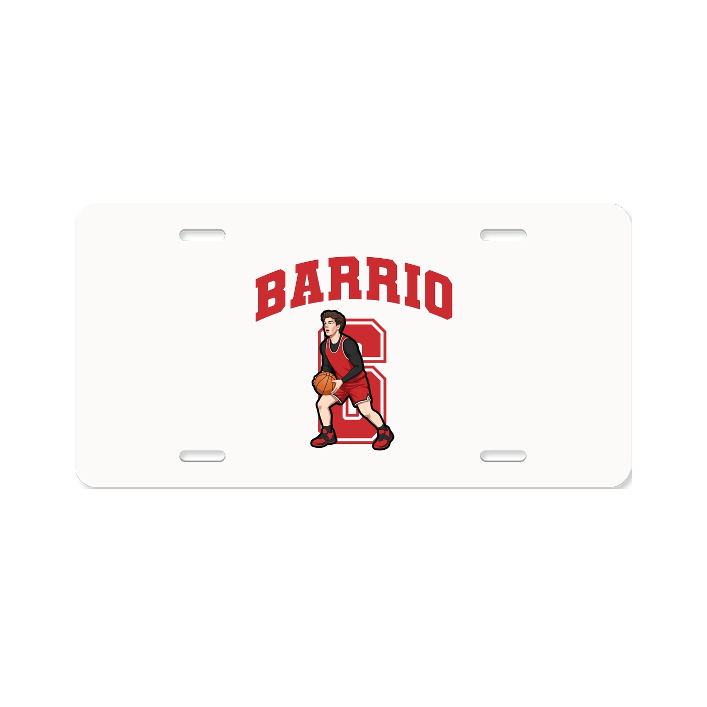 License Plate — Number in Classic