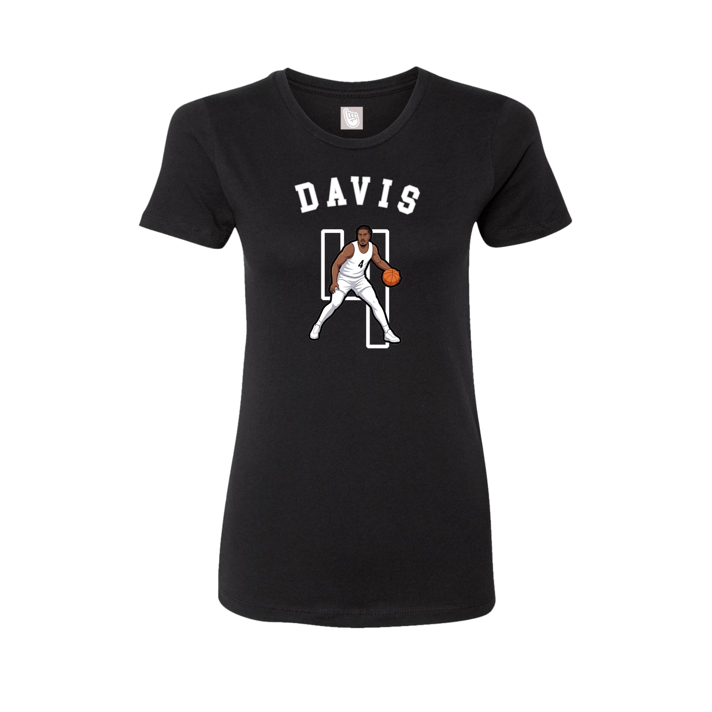 Fitted Women's Tee — Shirsey Arch in Black
